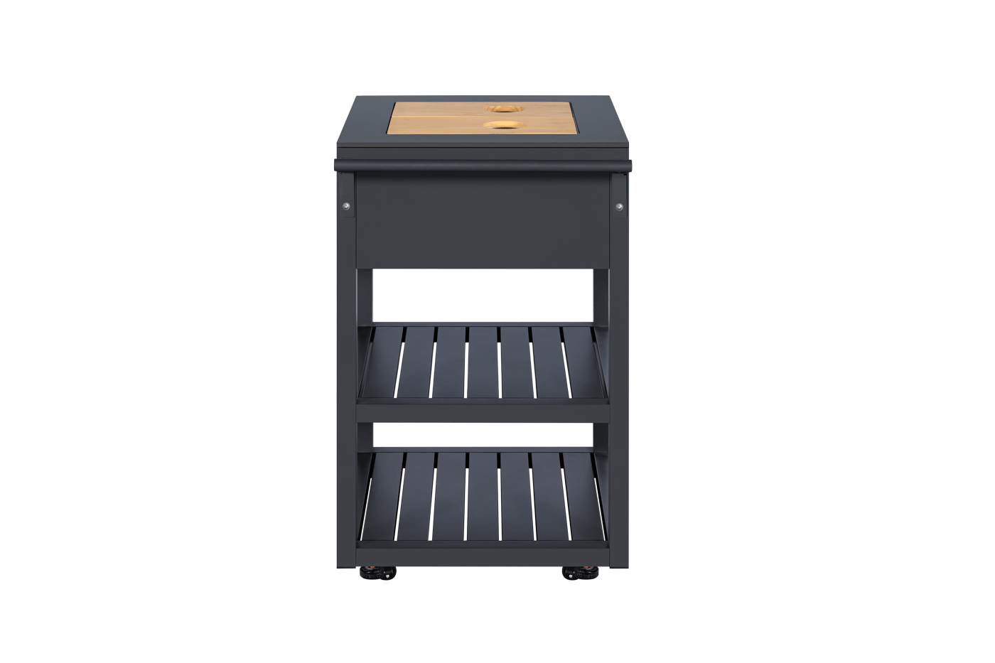 Vrijstaande hoekkookmodule 90° met ijsbakken